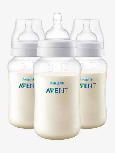 Lot De 3 Biberons 330 Ml Philips AVENT Anti-colic Transparent - Philips Avent 4 Lot De 3 Biberons 330 Ml Philips AVENT Anti-colic Transparent - Philips Avent – Image 2