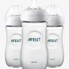 Lot De 3 Biberons 330 Ml Philips AVENT Natural Sans BPA Transparent - Philips Avent -Boutique Badabulle lot de 3 biberons 330 ml philips avent natural sans bpa