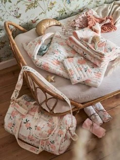 Lot De 3 Langes EAU DE ROSE Rose - Vertbaudet -Boutique Badabulle lot de 3 langes eau de rose 2