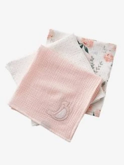 Lot De 3 Langes EAU DE ROSE Rose - Vertbaudet