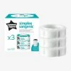 Lot De 3 Recharges Pour Poubelle à Couches Simplee Tommee Tippee SANGENIC En Plastique Recyclé Blanc - Tommee Tippee 2 Lot De 3 Recharges Pour Poubelle à Couches Simplee Tommee Tippee SANGENIC En Plastique Recyclé Blanc - Tommee Tippee -Boutique Badabulle lot de 3 recharges pour poubelle a couches simplee tommee tippee sangenic en plastique recycle