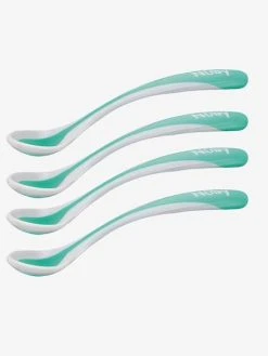 Lot De 4 Cuillères Bébé Thermosensibles NUBY Aléatoire - Nuby -Boutique Badabulle lot de 4 cuilleres bebe thermosensibles nuby 5