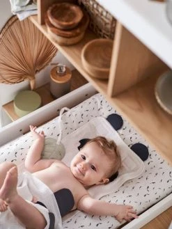 Matelas à Langer + 2 Tapis De Change Personnalisable HANOÏ écru / Multicolore - Vertbaudet -Boutique Badabulle matelas a langer 2 tapis de change personnalisable hanoi 4