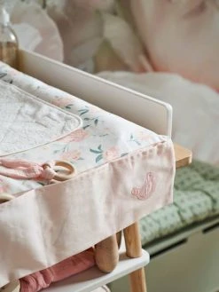 Matelas à Langer EAU DE ROSE écru / Rose - Vertbaudet -Boutique Badabulle matelas a langer eau de rose 2