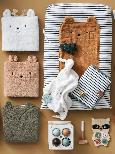 Matelas à Langer GREEN FOREST Personnalisable Beige / Multicolore - Vertbaudet 5 Matelas à Langer GREEN FOREST Personnalisable Beige / Multicolore - Vertbaudet – Image 3