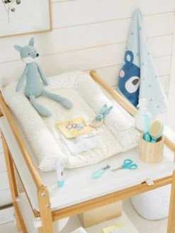 Matelas à Langer Lionceau Blanc Imprimé - Vertbaudet -Boutique Badabulle matelas a langer lionceau 2