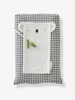 Matelas à Langer MINI ZOO Avec Housse + 2 Tapis Noir / Blanc - Vertbaudet