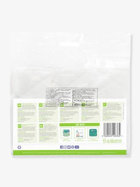 Mioboost, Booster Pour Couches Lavables (x3) BAMBINO MIO Blanc - Bambino Mio 7 Mioboost, Booster Pour Couches Lavables (x3) BAMBINO MIO Blanc - Bambino Mio – Image 5