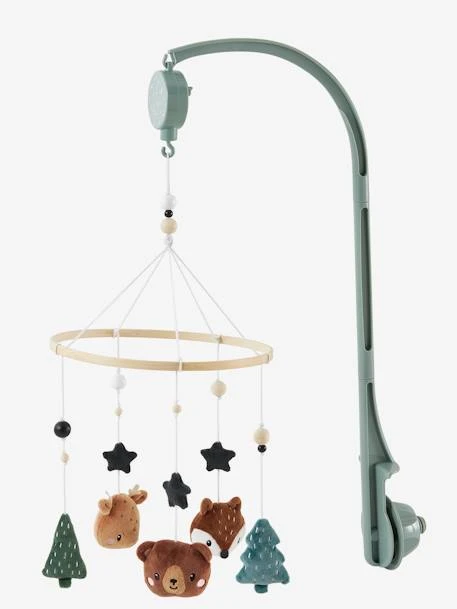 Mobile Musical GREEN FOREST Beige / Multicolore - Vertbaudet 4 Mobile Musical GREEN FOREST Beige / Multicolore - Vertbaudet – Image 2