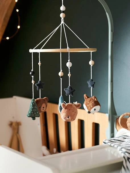 Mobile Musical GREEN FOREST Beige / Multicolore - Vertbaudet 3 Mobile Musical GREEN FOREST Beige / Multicolore - Vertbaudet