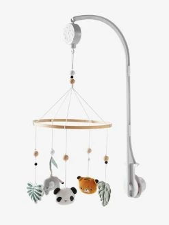 Mobile Musical HANOÏ Vert / Multicolore - Vertbaudet -Boutique Badabulle mobile musical hanoi 2