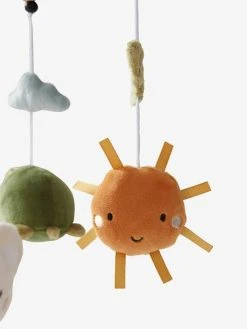 Mobile Musical MINI ZOO Beige / Multicolore - Vertbaudet -Boutique Badabulle mobile musical mini zoo 5