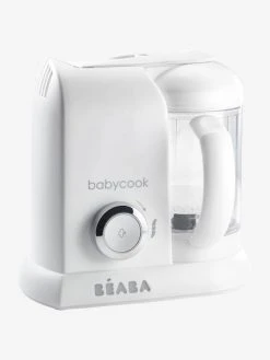 Robot 4 En 1 BEABA Babycook Solo Blanc/vert - Beaba -Boutique Badabulle robot 4 en 1 beaba babycook solo 2