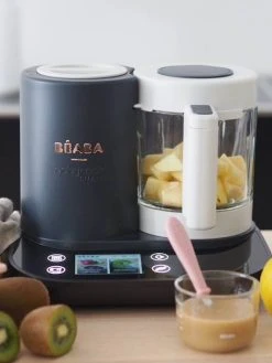 Robot Connecté BEABA Babycook Smart Gris Anthracite/blanc - Beaba -Boutique Badabulle robot connecte beaba babycook smart 3