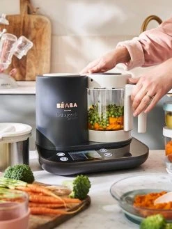 Robot Connecté BEABA Babycook Smart Gris Anthracite/blanc - Beaba -Boutique Badabulle robot connecte beaba babycook smart 4