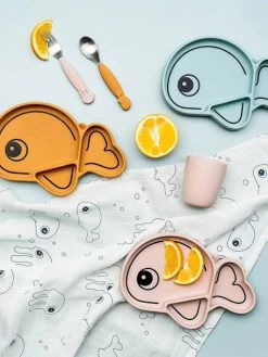 Set 2 Couverts DONE BY DEER YummyPlus Sea Friends Rose - Done By Deer -Boutique Badabulle set 2 couverts done by deer yummyplus sea friends 5