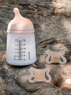 Set Biberon Zero.Zero + Sucette SUAVINEX Rose Nude - Suavinex -Boutique Badabulle set biberon zero.zero sucette suavinex 5