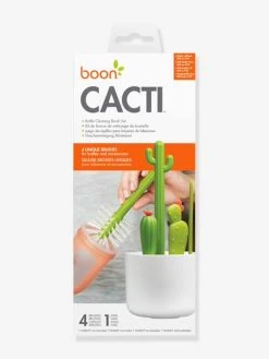 Set De 4 Brosses Cactus - Boon Blanc - Boon -Boutique Badabulle set de 4 brosses cactus boon 2