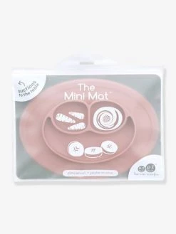 Set De Table Tout-en-un Avec Assiette EZPZ Mini Mat En Silicone Rose - EZPZ -Boutique Badabulle set de table tout en un avec assiette ezpz mini mat en silicone 1