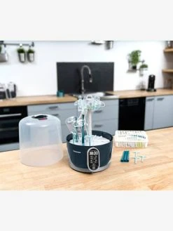 Stérilisateur Et Sèche-biberons électrique BABYMOOV Turbo Pure Gris - Babymoov -Boutique Badabulle sterilisateur et seche biberons electrique babymoov turbo pure 2