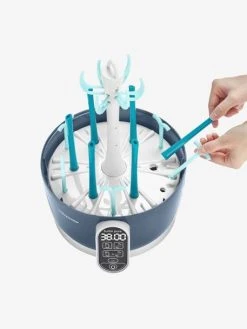 Stérilisateur Et Sèche-biberons électrique BABYMOOV Turbo Pure Gris - Babymoov -Boutique Badabulle sterilisateur et seche biberons electrique babymoov turbo pure 4