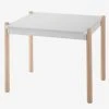 Table De Jeu LIGNE WOODY Blanc - Bois - Vertbaudet -Boutique Badabulle table de jeu ligne woody