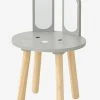 Tabouret Lapinou Gris - Vertbaudet -Boutique Badabulle tabouret lapinou