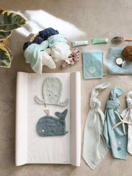 Tapis à Langer Toise Avec Rebords Blanc - Vertbaudet 4 Tapis à Langer Toise Avec Rebords Blanc - Vertbaudet – Image 2