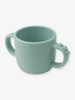 Tasse à 2 Poignées DONE BY DEER Peekaboo Crocodile En Silicone Vert - Done By Deer -Boutique Badabulle tasse a 2 poignees done by deer peekaboo crocodile en silicone 5