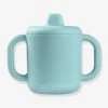 Tasse D'apprentissage BEABA En Silicone Bleu - Beaba -Boutique Badabulle tasse dapprentissage beaba en silicone