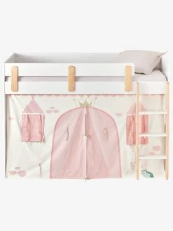 Tente De Lit Princesse Féérique Pour Lit Mezzanine Mi Hauteur Ligne Everest Rose - Vertbaudet -Boutique Badabulle tente de lit princesse feerique pour lit mezzanine mi hauteur ligne everest 3