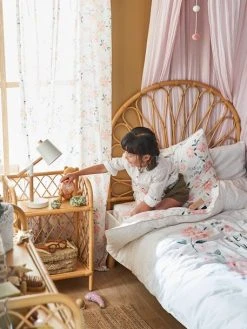 Tête De Lit Rotin Enfant Fleur Naturel - Vertbaudet -Boutique Badabulle tete de lit rotin enfant fleur 4