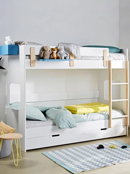 Tiroir De Lit à Roulettes Pour Lit Enfant Blanc - Vertbaudet 4 Tiroir De Lit à Roulettes Pour Lit Enfant Blanc - Vertbaudet – Image 2