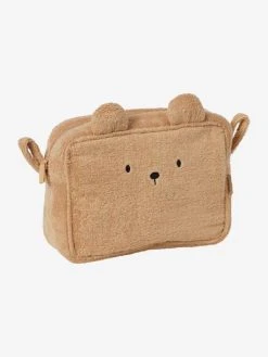 Boutique Badabulle 15 Trousse De Toilette Ourson En éponge Caramel - Vertbaudet